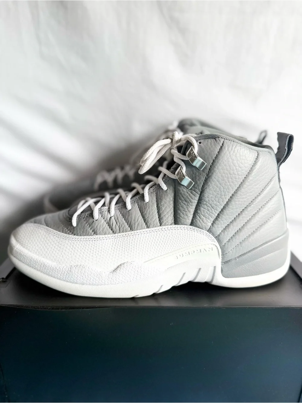 AUTHENTIC Jordan 12 Retro Stealth Grey size 10 CT8013-015 2022 PRE-OWNED